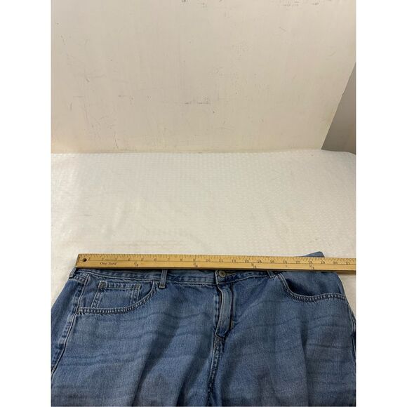 Old navy cut off jean denim shorts women’s 16 concert festival style - Picture 6 of 7